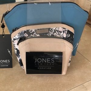 Cosmetic bag set Jones New York BNWT